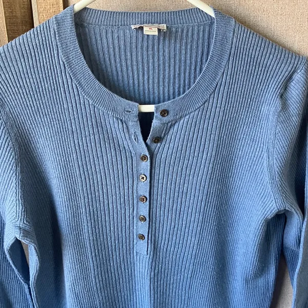FINAL MARKDOWN Vintage GAP Light Blue Knit Sweater XL - Image 4