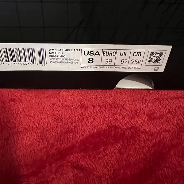 Nike Jordan 1 MM Red High - Image 5
