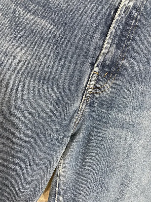 MOTHER Blue The Hustler Ankle Fray Jeans - Image 2