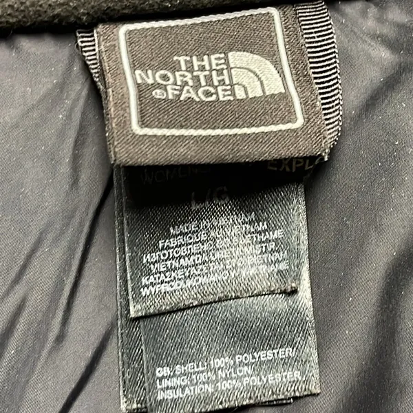 The North Face Black Jacket with Pink Accents - Image 4