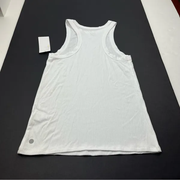Zella White‎ Ribbed Tank Top Womens Size XS Extra Small Athletic Layer NEW *FLAW - Image 13