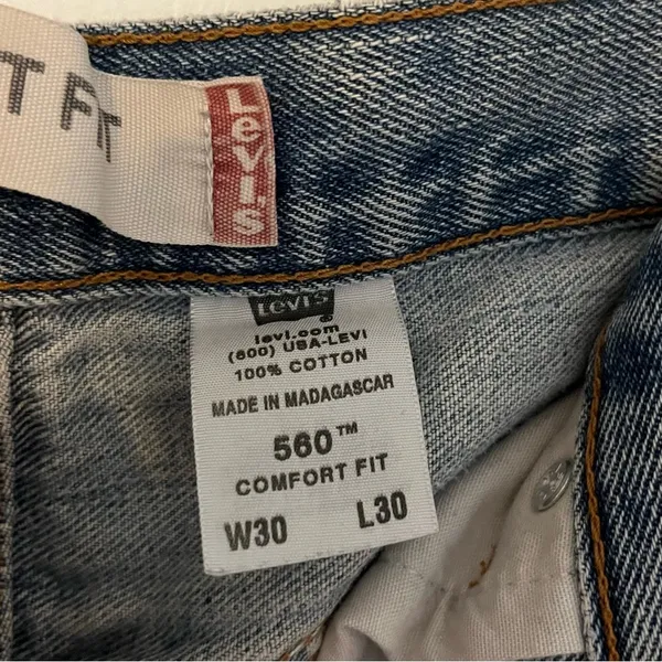 Levi’s 560 Levi Strauss vintage Mom Jeans HighRise denim jeans - Image 5