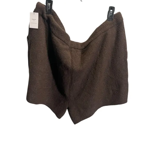 Auden Sweater Knit Brown Drawstring Shorts Women’s Casual‎ Lightweight 2X - Image 4