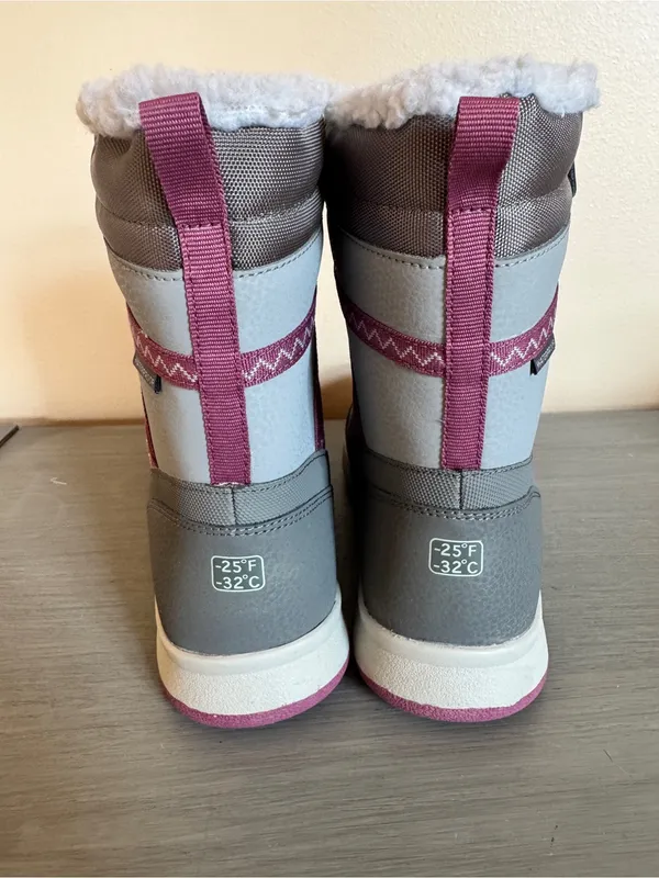 Merrell snow boots size 7 snow crush 2.0 gray pink purple - Image 4