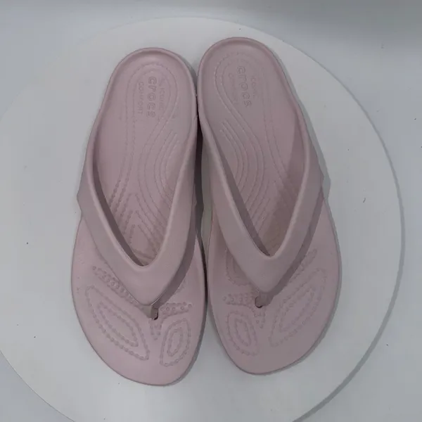 Crocs Kadee II Flip Flops Womens 6 Pink Sandal Lightweight Casual 202492 - Image 4