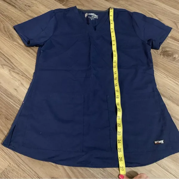 Grey’s Anatomy Navy Blue Scrub; Small - Image 5