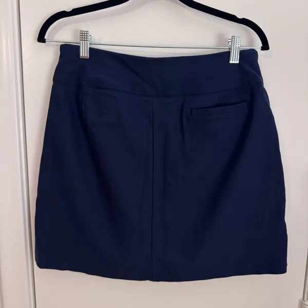 Womens Medium Lady Hagen Pull On Navy Blue Skort Athletic Golf EUC - Image 2