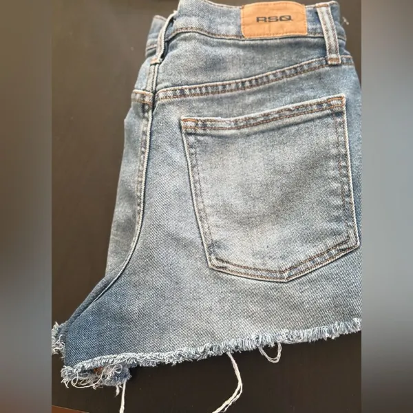 RSQ Vintage High Rise Blue Denim Shorts - Image 2