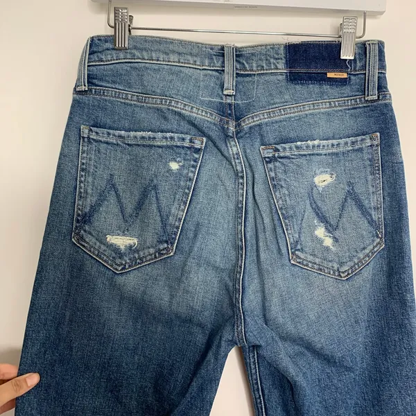 Mother High Waisted Rider Ankle Jeans Far Beyond The Sky Womens Size 27 - Image 6