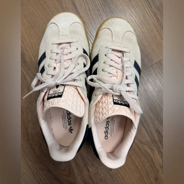 Adidas Gazelle Pink Wonder Quartz Core Black Suede‎ US Women’s 7 Athletic Sporty - Image 6