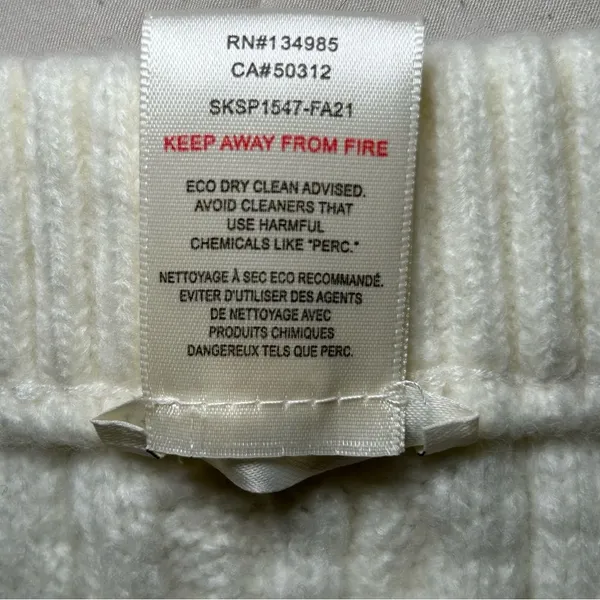 For love & Lemons cream neutral cable knit shorts women’s size medium - Image 9