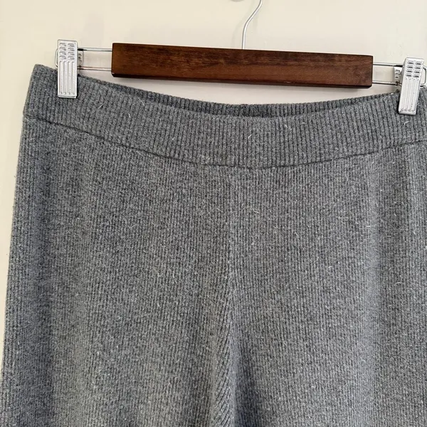 Nuuds Pull On Ribbed Knit Sweater Pants Wide Leg Elastic Waist Loungewear Sz M‎ - Image 5