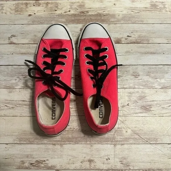 Converse All Star Low Shoes Women’s 7 Men’s 5 Hot Pink - Image 6