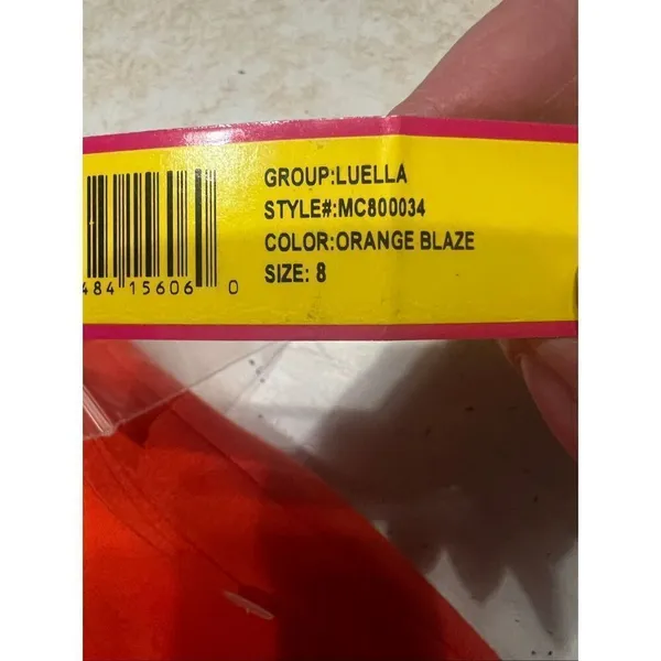 Catherines Orange Blaze Mock Wrap Skirt Sz 8 NWT - Image 4