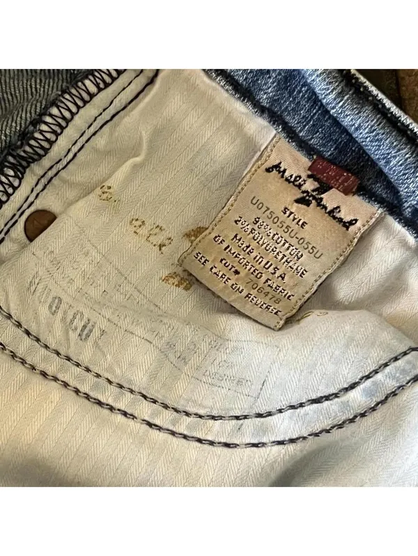 Vintage Y2K Seven For All Mankind Low Rise Bootcut Jeans 27 Waist 💙 - Image 6