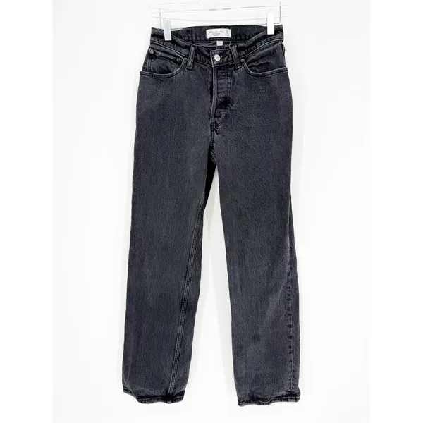 Abercrombie & Fitch The‎ 90s Baggy Low Rise Curve Love Jeans Women's 25 Y2K - Image 2