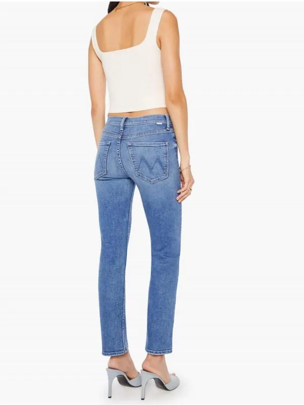 MOTHER Mid-Rise Rider Hover Jean in Swing and a Miss Size 24 - Image 3
