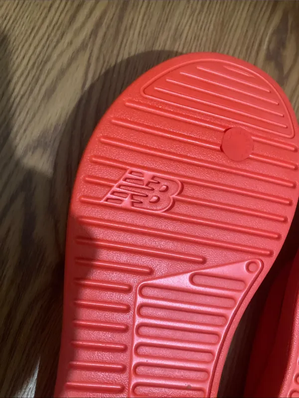 New Balance Orange Women's Flip Flop Sandals - Image 6