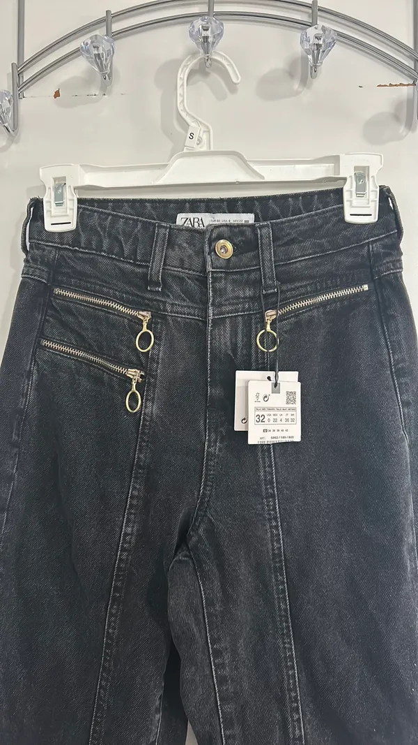 ZARA High rise Straight Jeans - Image 2