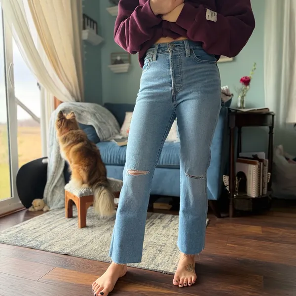 Levis ribcage straight ankle - Image 2