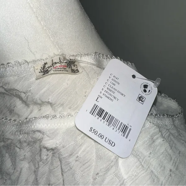 Free People White Maxi Skirt - Image 4