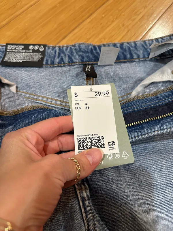 H&M Mom Shorts High-Waisted - Image 4