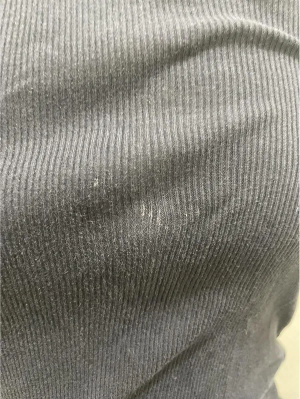 Y2K Hollister Navy Blue Stretch L Ribbed Scoop Tank Top - Image 4