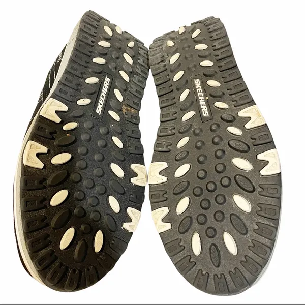 Skechers Size 9 Fitness Shapeups Y2K Black White Womens Sneakers‎ - Image 8