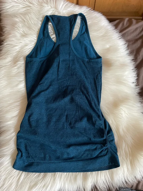 Athleta Deep Teal Racerback Tank   - Image 7