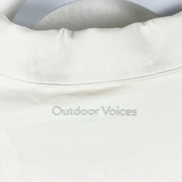 OUTDOOR VOICES Long Sleeves Cinched Drawstring Waist Pockets Jacket, Size Large - Image 5