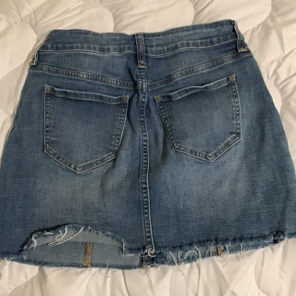 Pacsun size 26 used Mini Button down Skirt - Image 4