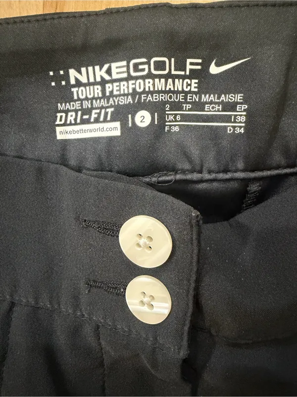 Nike Golf Black Tour Performance Dri Fit Shorts - Image 3