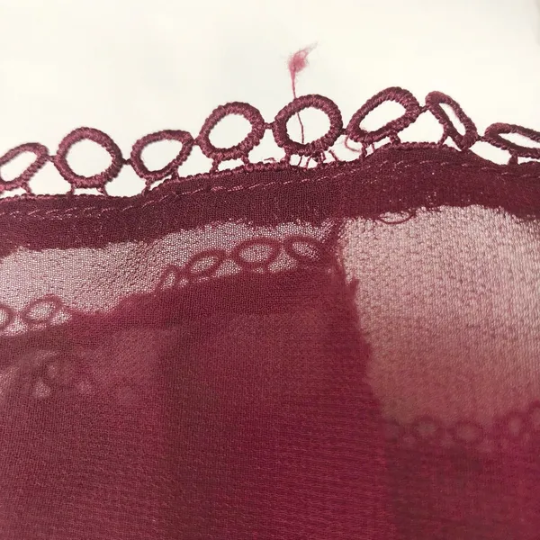 Lulus Burgundy Pleated Halter Mini Dress Ruffle Swing Party Cocktail Small - Image 7