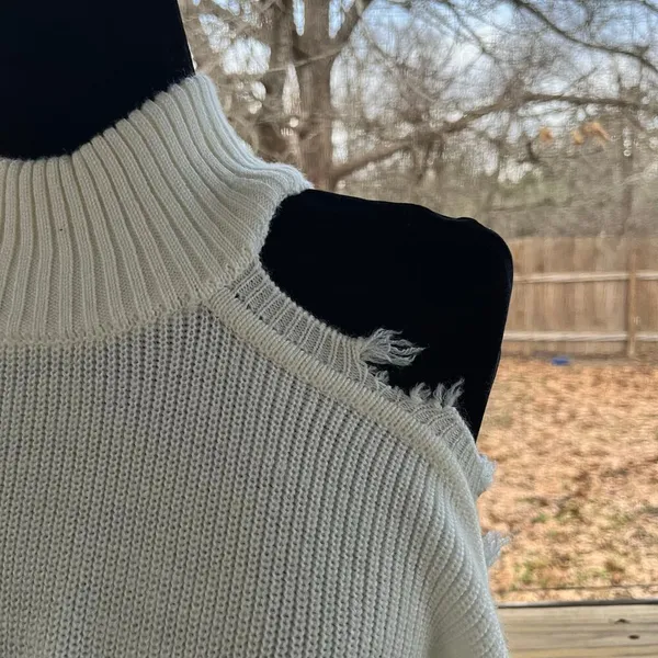 Revolve Lovers And Friends Women's Arlington Sweater In Ivory Size L - Image 10