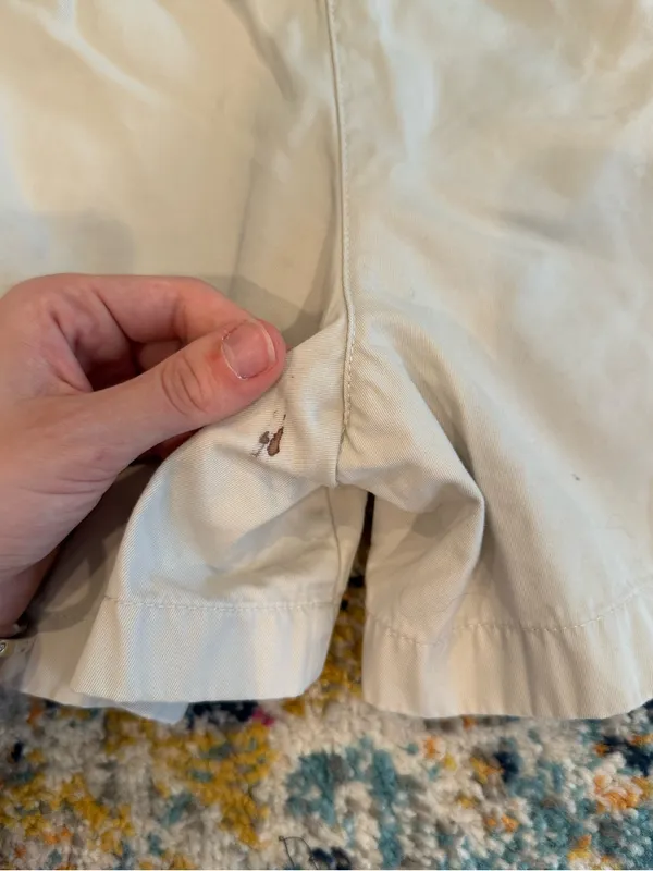 Ann Taylor Cream Cotton Bermuda Shorts - Image 7