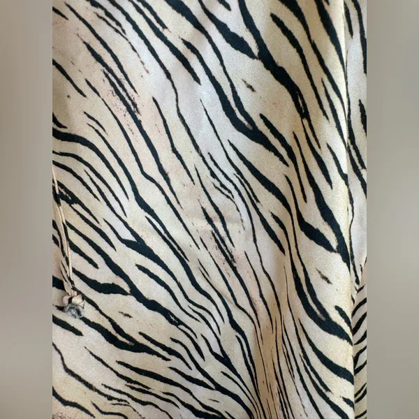 For Love & Lemons Joselyn Slip Midi Dress in Zebra Tiger Print size Small $135 - Image 16