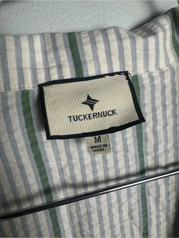 Tuckernuck Mondego Stripe Seersucker Reya Top M NWOT - Image 4