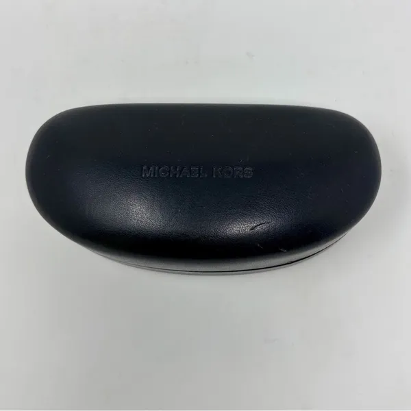 Michael Kors Brown Velvet Lined Sunglass Case and Lens Cloth Very Good Condition - Image 2