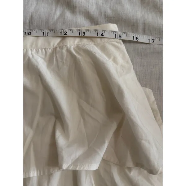 CAMI NYC Maxi Skirt Women XL White Tiered‎ Ruffle Cotton Maxi - Image 10