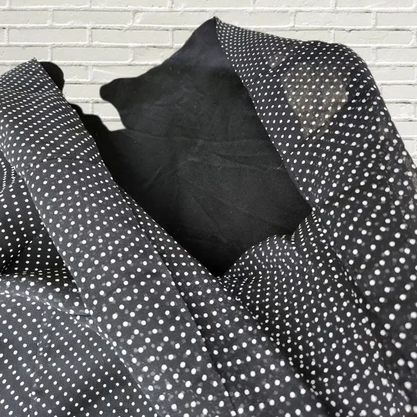 Motherhood Maternity polka‎ dot blouse - Image 3
