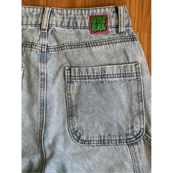 Empyre Tori 90s SK& Carpenter Jeans Light Wash Blue Baggy Skater Size 3 - Image 4