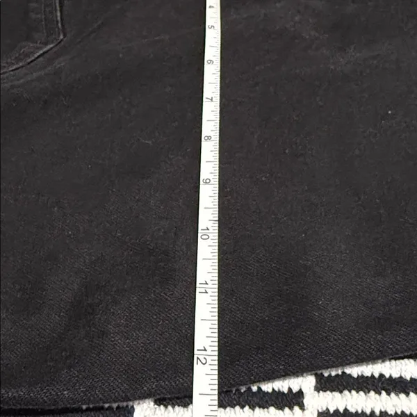 Madewell The Perfect Vintage Flare Jean in Sherborn Wash Black sz 33 - Image 10
