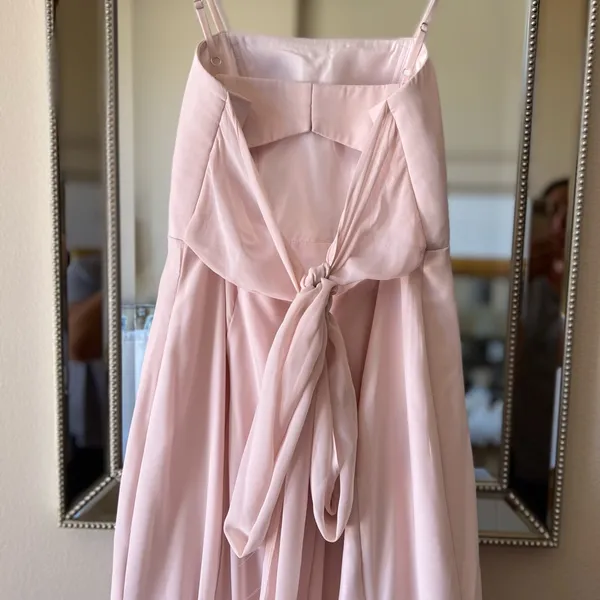 Gorgeous Azazie gown, soft pink, very elegant - Image 12