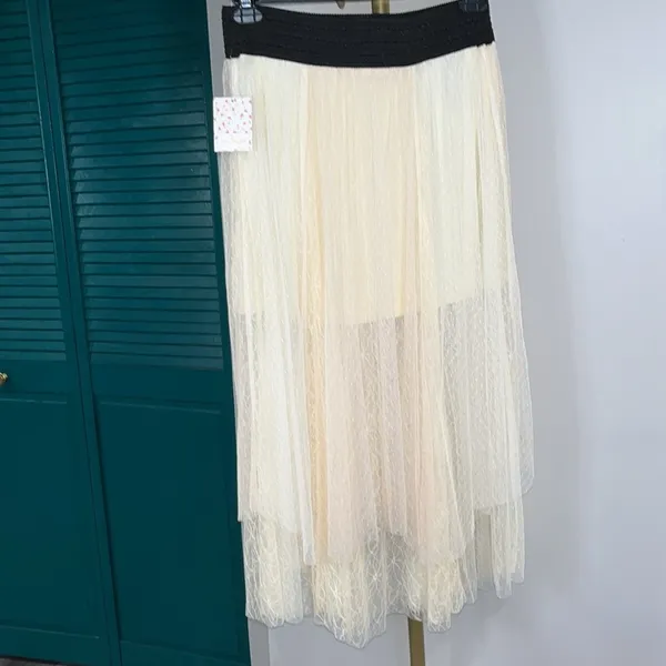 Free People NWT Sugar Plum Tutu Skirt in Ivory Combo - small - Image 7