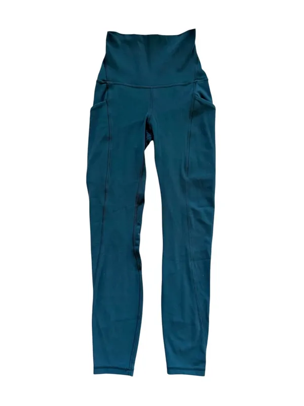 lululemon Align High-Rise Pant with Pockets - Green Jasper - Size 0 - Image 3