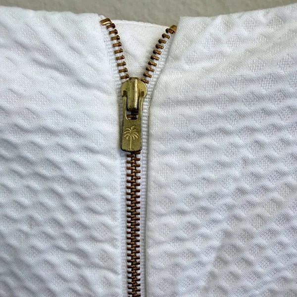 Lilly Pulitzer Gabby Shift Dress Womens 0 Resort White Seersucker‎ Bridal Preppy - Image 10