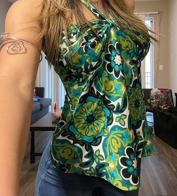 Ann Taylor floral halter top - Image 6