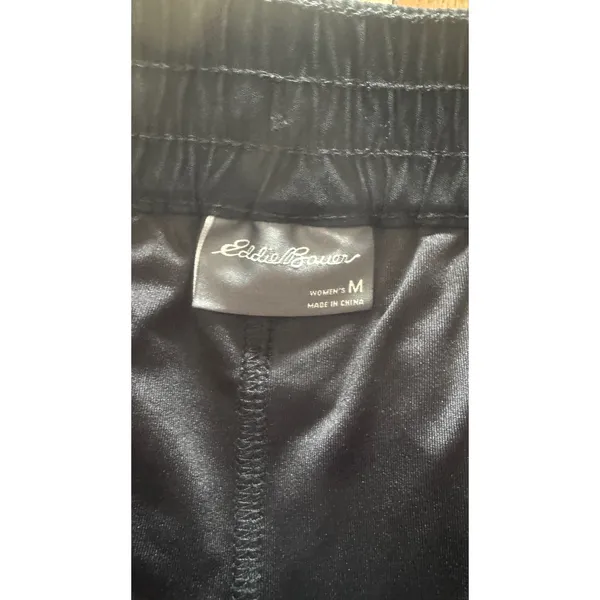Eddie Bauer Black Active Skort Elastic Drawstring Waist Hiking‎ Outdoor Skirt - Image 5