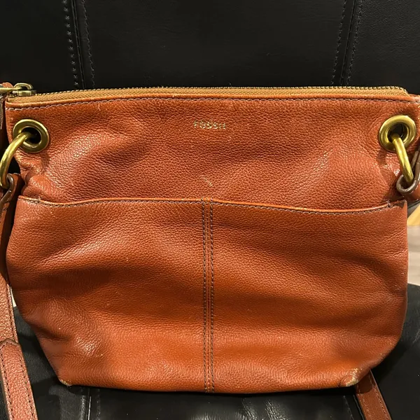 Fossil Women's Tan Leather Bag - Image 2