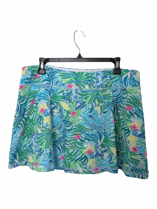 Lilly Pulitzer Luxletic Alia Skort Size XL Via Parigi - Image 2